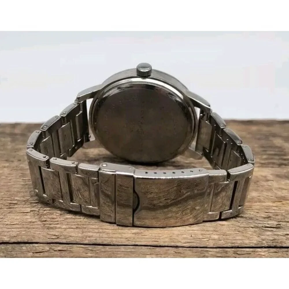 Large 46mm Beverly Hills Polo Club Men's Watch Stainless Steel